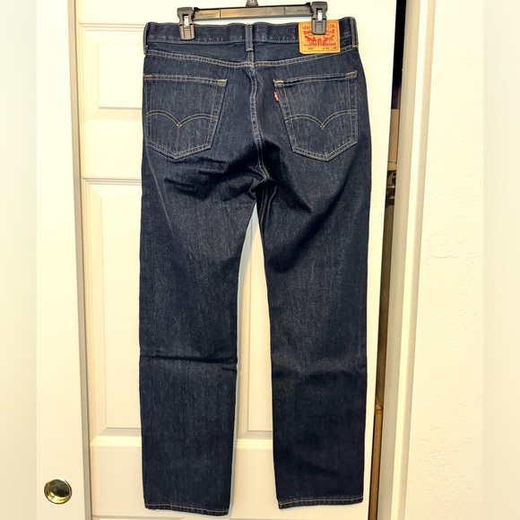 Levi’s 505 Dark Wash 33 X 32 - Picture 3 of 5